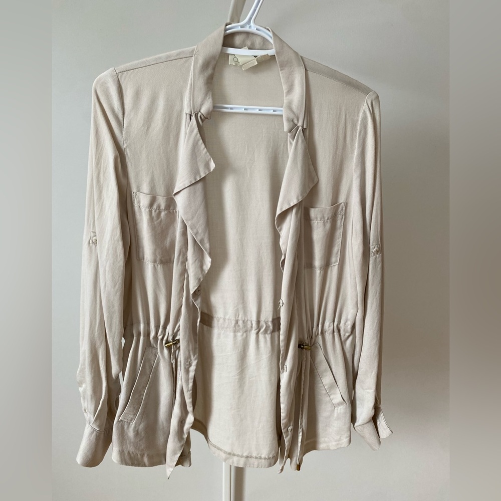 Cinched waist Light weight blazer